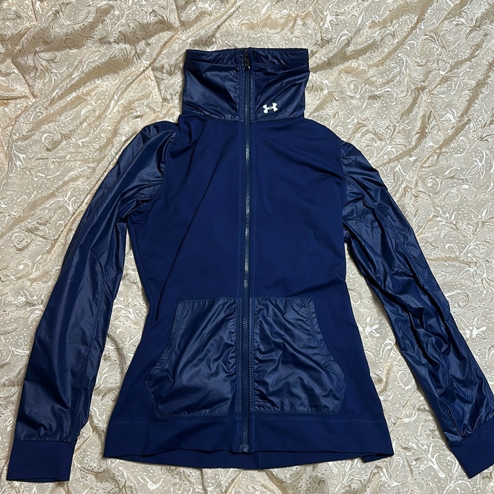 Dark Purple Under Armour Full Zip Track Jacket